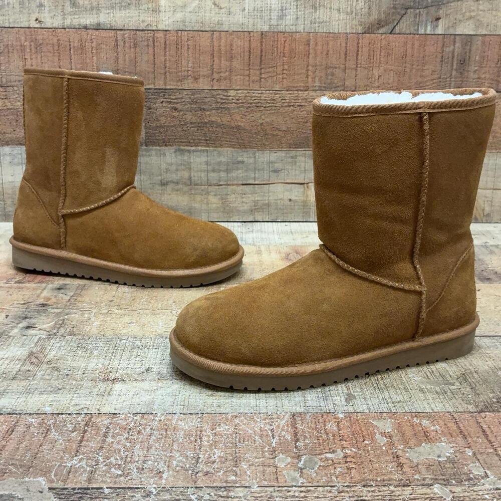 Koolaburra By UGG 1017090 Boots Womens Size 9 40 Brown Suede Mid Calf Winter